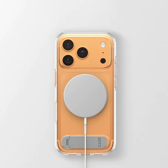 Калъф за iPhone 17 Air - PanzerGlass® - CARE Feature със стойка MagSafe - Прозрачен