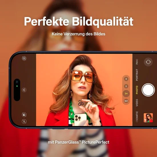 Протектор - Камера за iPhone 16 Pro / iPhone 16 Pro Max - PanzerGlass® - PicturePerfect протектор за обектив на камера - Прозрачен