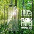 PanzerGlass® - Ултраширок протектор за екран EyeCare - iPhone 16 / iPhone 15 - Черен