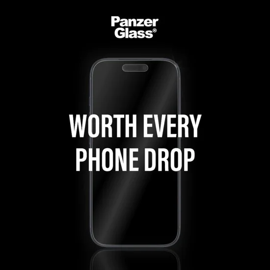 PanzerGlass® - Антирефлексен защитен екран с EasyAligner - iPhone 17 Pro - Матов, прозрачен