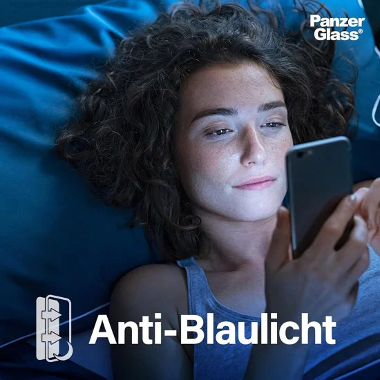 PanzerGlass® - Ултраширок протектор за екран за поверителност с EasyAligner - iPhone 16 Plus / iPhone 15 Plus - Черен
