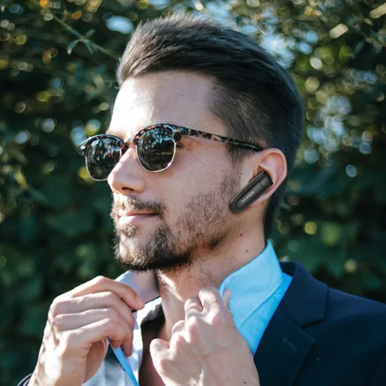 Слушалки – Borofone Encourage Sound BC21 – Bluetooth, Hands-Free, A2DP, 70mAh – Черен