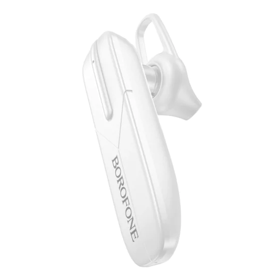 Слушалки – Borofone Lucky BC36 – Bluetooth 5.0, 70mAh, леки, премиум звук – Бял