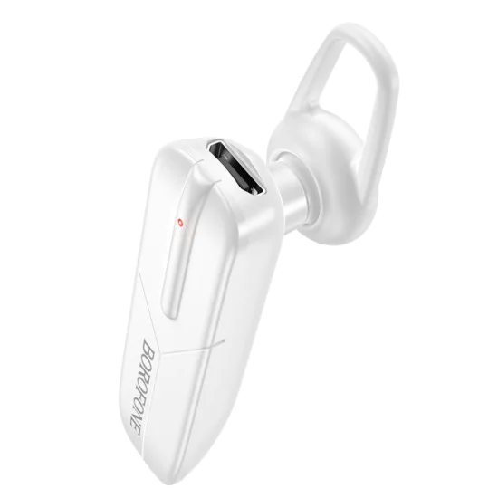 Слушалки – Borofone Lucky BC36 – Bluetooth 5.0, 70mAh, леки, премиум звук – Бял