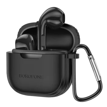 Слушалки – Borofone (BW29 Charm) – Bluetooth 5.3, TWS, 200mAh – Черен