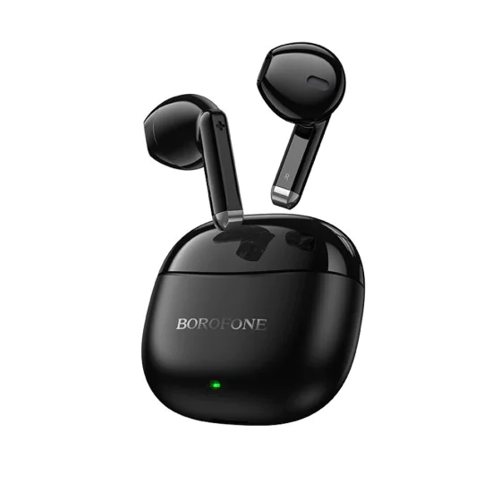Слушалки – Borofone (BW88 Deep Rhyme) – Bluetooth 5.4, TWS, 300mAh – Черен