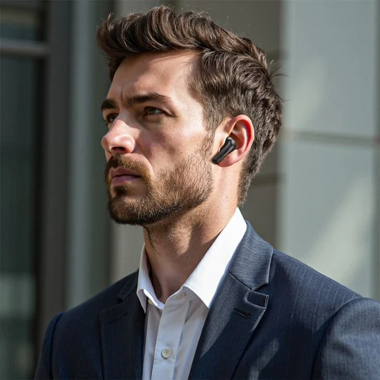 Слушалки – Borofone (FQ8 High) – Bluetooth 5.4, TWS, 300mAh – Черен