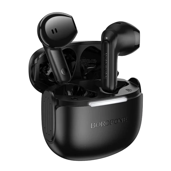 Слушалки – Borofone (FQ8 High) – Bluetooth 5.4, TWS, 300mAh – Черен