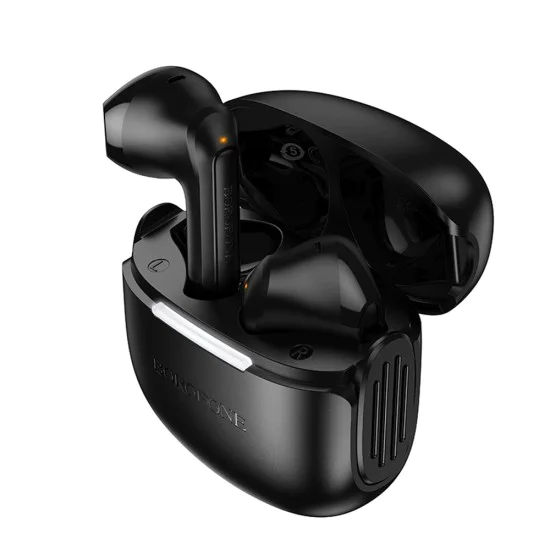 Слушалки – Borofone (FQ8 High) – Bluetooth 5.4, TWS, 300mAh – Черен