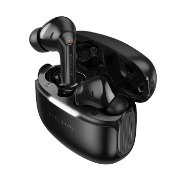 Слушалки – Borofone (FQ9 Peaceful) – Bluetooth 5.4, TWS, 300mAh – Черен