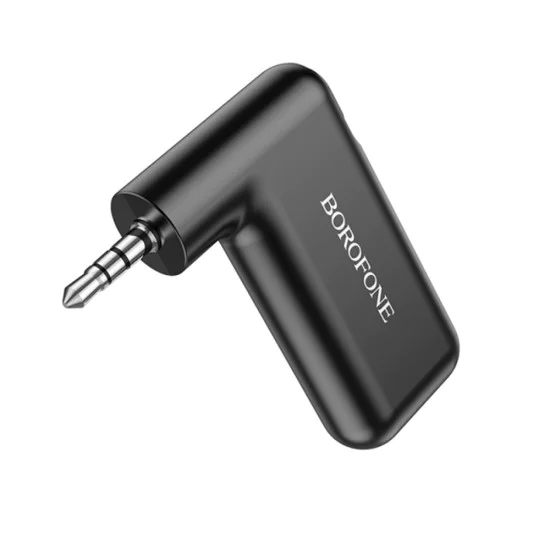 Bluetooth аудио приемник – Borofone (BC35 Wideway) – Bluetooth 5.0, 150mAh, Jack 3.5mm – Черен