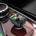 FM модулатор – Borofone (BC41 Eminency) – Bluetooth V5.0, 2x USB, MicroSD, QC3.0, 18W – Черен