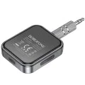 Bluetooth аудио приемник – Borofone (BC55 Suave) – Bluetooth 5.3, 150mAh, Jack 3.5mm – Черен