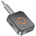 Bluetooth аудио приемник – Borofone (BC55 Suave) – Bluetooth 5.3, 150mAh, Jack 3.5mm – Черен