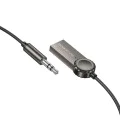 Bluetooth аудио приемник – Borofone (BC56 Peaceful) – Bluetooth 5.0, Jack 3.5mm – Металик