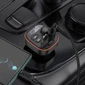 FM модулатор – Borofone (BC59 Heroic) – Bluetooth 5.4, 2x USB, Type-C, MP3 – Черен