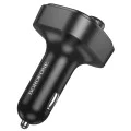 FM модулатор – Borofone (BC59 Heroic) – Bluetooth 5.4, 2x USB, Type-C, MP3 – Черен