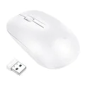 Безжична мишка – Borofone (BG14 Planet) – 2.4GHz, 1000DPI – Бял