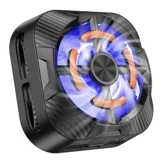 Охладител за телефон – Borofone (BG15) – магнитен, 5000RPM, LED – Черен