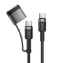 Кабел за данни / зареждане – Acefast C22-05 – Type-C към Type-C, Fast Charging, MagSafe 3 адаптер, 240W, 48V/5A, 1.2m – Черен