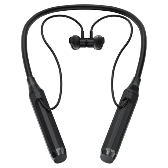 Безжични слушалки (N6) за спорт - Acefast - тип Neckband (зад врата), Bluetooth 5.4, IPX4, слот за TF карта, 1000mAh - Черно