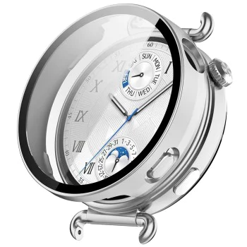 Протектор за Huawei Watch GT 6 41mm - Techsuit - Defense360 Pro + Протектор за екран - Сребрист