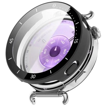 Протектор за Huawei Watch GT 6 41mm - Techsuit - Defense360 Pro Bezel + Протектор за екран - Матово Черен
