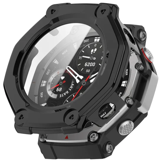 Протектор за Amazfit T - Techsuit - Defense360 Pro + протектор за екран - Rex 3