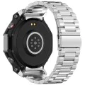 Каишка за часовник – Techsuit W010 – Amazfit T-Rex 3 – Сребриста