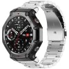 Каишка за часовник – Techsuit W010 – Amazfit T-Rex 3 – Сребриста
