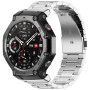 Каишка за часовник – Techsuit W010 – Amazfit T-Rex 3 – Сребриста