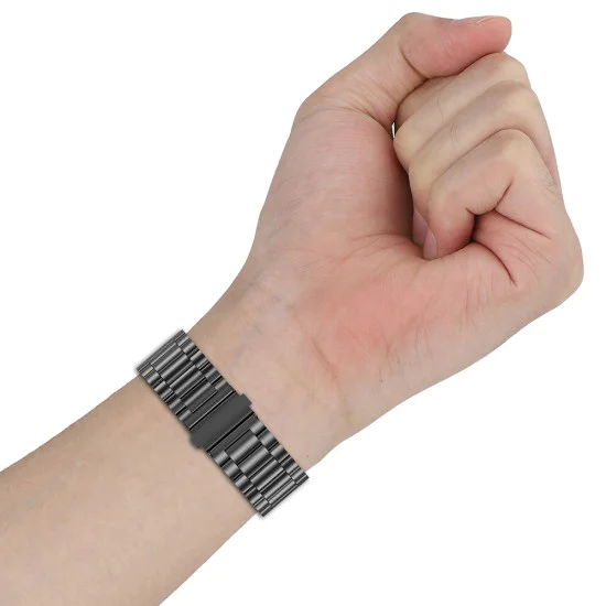 Каишка за часовник – Techsuit W010 – Amazfit T-Rex 3 – Черна
