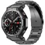 Каишка за часовник – Techsuit W010 – Amazfit T-Rex 3 – Черна