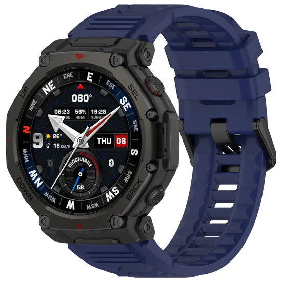 Каишка за Amazfit T-Rex 3 Pro – Techsuit (W067) – Тъмносиня