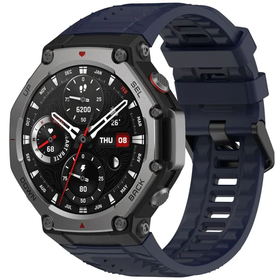 Каишка за Amazfit T-Rex 3 – Techsuit (W067) – Тъмносиня