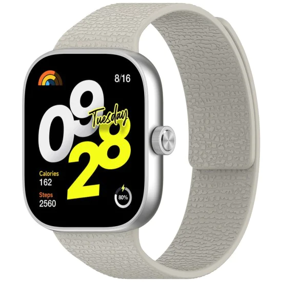 Каишка – Techsuit W016 – Xiaomi Smart Band 9 Pro / 8 Pro / Redmi Watch 4 / Watch 5 – Сив
