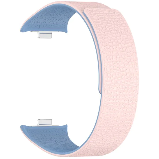 Каишка – Techsuit W016 – Xiaomi Smart Band 9 Pro / 8 Pro / Redmi Watch 4 / Watch 5 – Розов / Син
