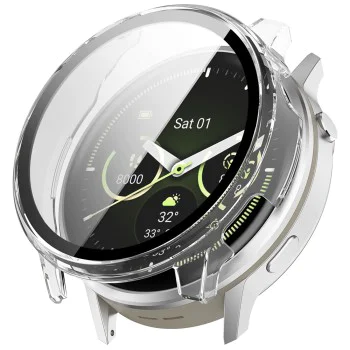 Калъф + протектор – Techsuit Defense360 Pro – Garmin Venu 4 45mm – Прозрачен