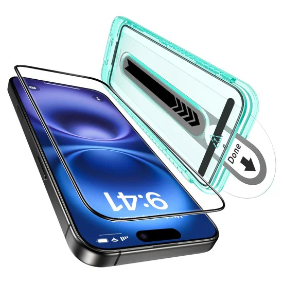 Протектор за iPhone 16 - ESR закалено стъкло - прозрачен