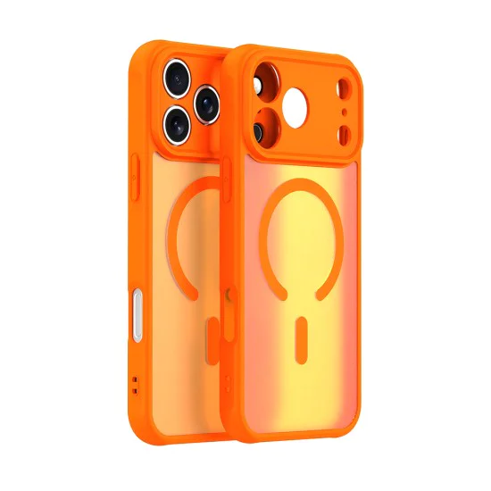 Калъф с MagSafe – Techsuit HaloFrost II – iPhone 17 Pro – Оранжев
