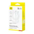 Кабел за данни Discolor (E0420701) - Baseus - USB-C към USB-C, 100W, 480Mbps, 2м - Синьо/Зелено