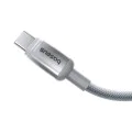 Кабел за данни Discolor (E0420703) - Baseus - USB-C към USB-C, 100W, 2м - Сребрист