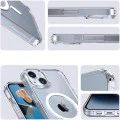 Калъф за iPhone 16 - PanzerGlass® - HardCase бял MagSafe серия - Прозрачен