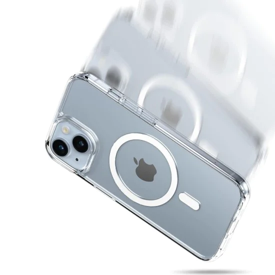 Калъф за iPhone 16 - PanzerGlass® - HardCase бял MagSafe серия - Прозрачен
