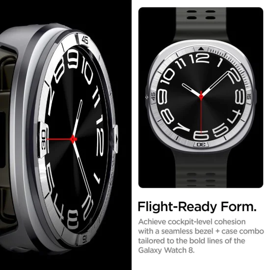 Безел Spigen Tune Pro Pilot – Samsung Galaxy Watch8 44mm – Сребрист