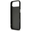Калъф за iPhone 17 Air – Karl Lagerfeld (KLHCP17MPSFDHPOK) FW Grained Heads Pins & Logo – Черен