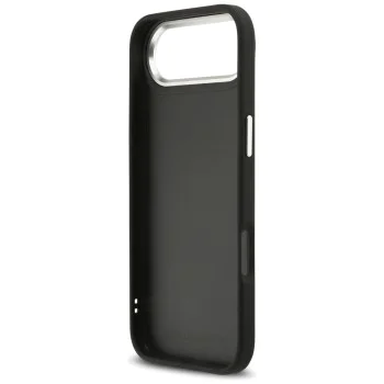 Калъф за iPhone 17 Air – Karl Lagerfeld (KLHCP17MPSFDHPOK) FW Grained Heads Pins & Logo – Черен