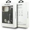 Калъф за iPhone 17 Pro – с MagSafe – Karl Lagerfeld (KLHMP17LPCRLRKLK) Hardcase Big Strap Karl Metal Logo – Черен
