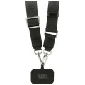 Калъф за iPhone 17 Pro Max – с MagSafe – Karl Lagerfeld (KLHMP17XPCRLRCHK) Hardcase Big Strap Karl Metal Logo – Черен