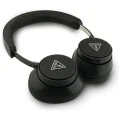 Безжични слушалки – Guess (GUBHC15PGMRTRK) Saffiano Triangle Logo – Bluetooth, ENC, On-ear, Eco Leather – Черен